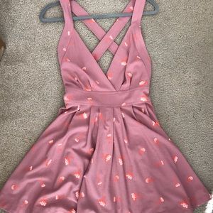 FREE PEOPLE floral halter dress